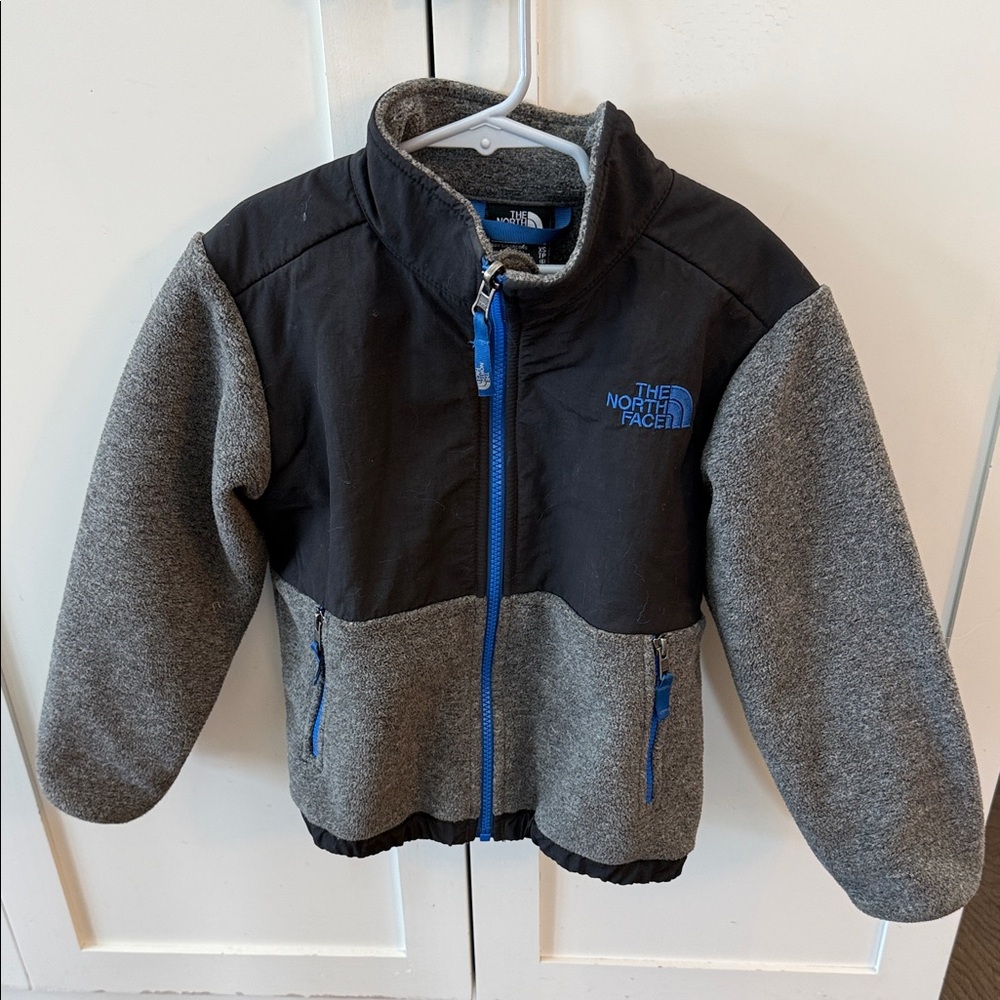 The North Face Black and Gray Fleece Jacket